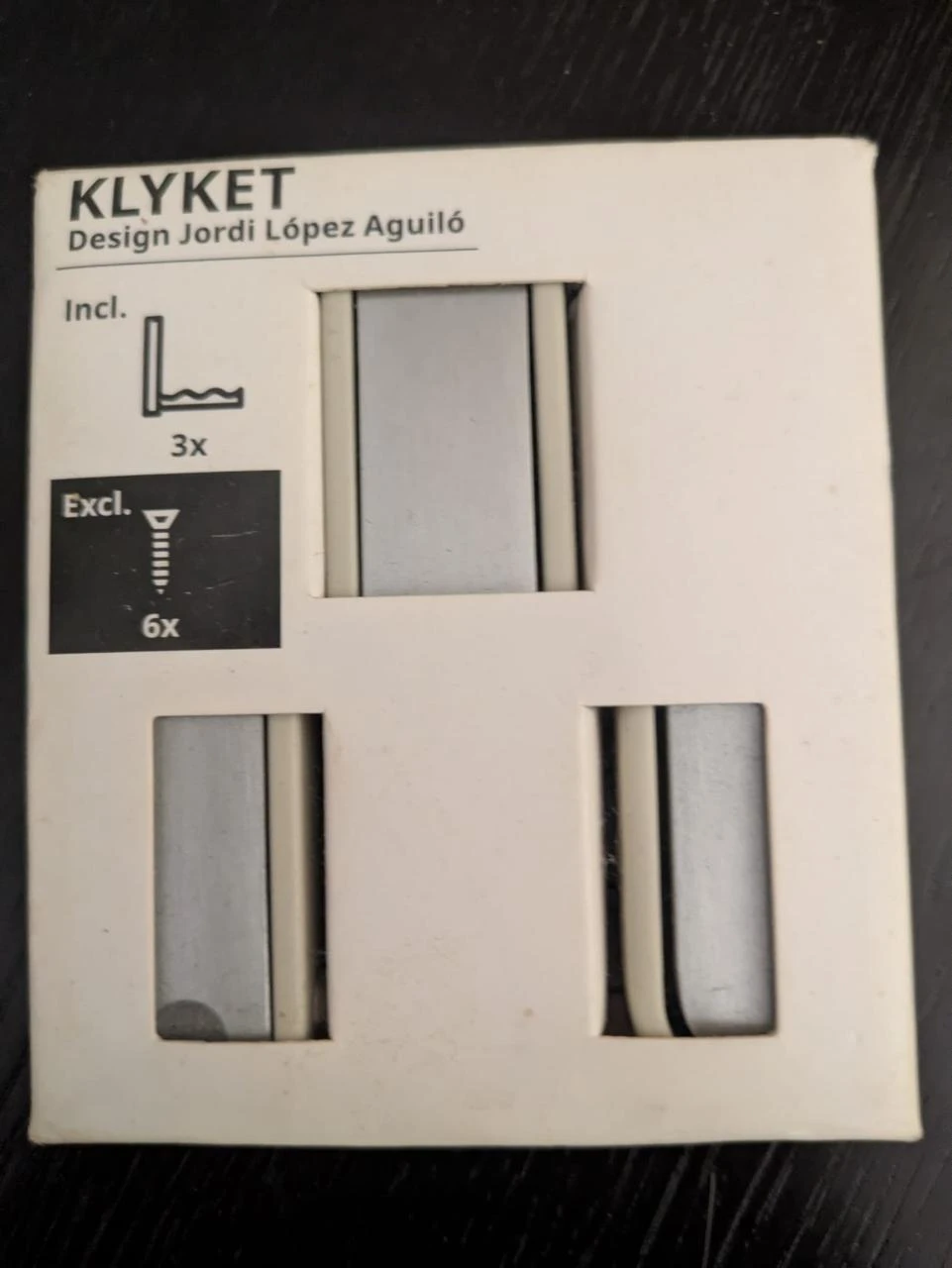 Cabides IKEA Klyket - Conjunto de 3